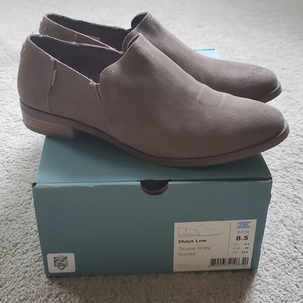 TOMS Shaye Low Suede Shoes